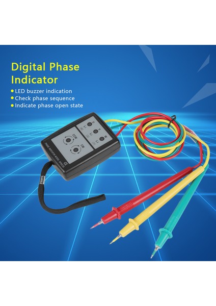 SP8030 Dijital Faz Dönüşü Göstergesi LED Buzzer Sıra Ölçer Idm (Yurt Dışından) modelleri