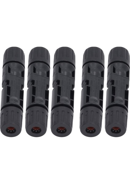 Pv Panel Kablo Fişi, 5 Takım Güç Kaynağı Için Kendinden Kilitli Erkek Dişi Güneş Konnektörü (Yurt Dışından)