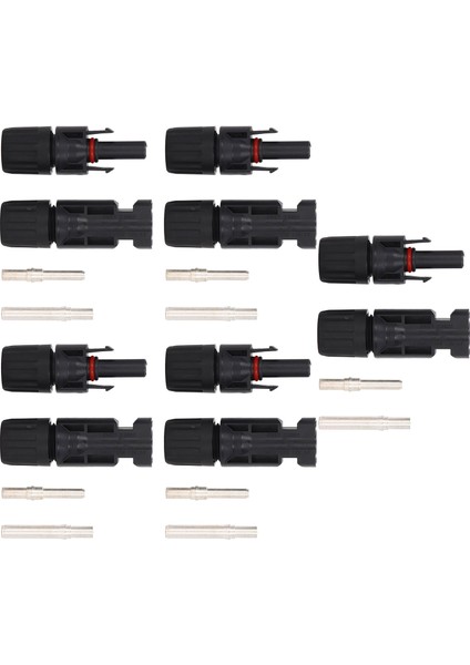 Pv Panel Kablo Fişi, 5 Takım Güç Kaynağı Için Kendinden Kilitli Erkek Dişi Güneş Konnektörü (Yurt Dışından) fırsatları