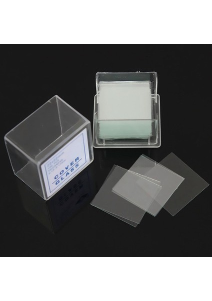 Cam LAMELLER-100 Adet 22*22MM Mikroskop Kapağı Cam-Şeffaf (Yurt Dışından) modelleri