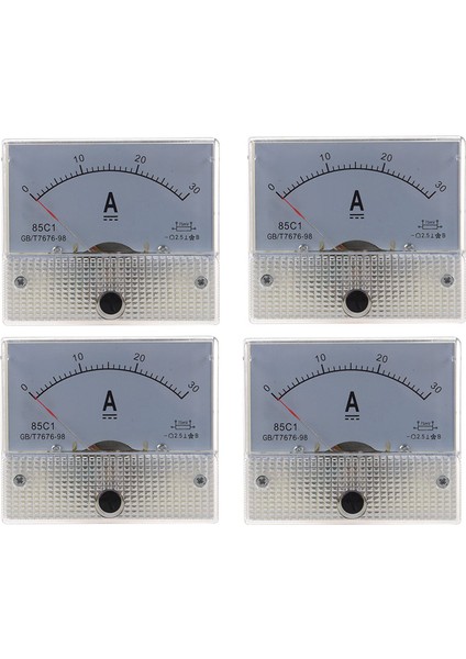 4x 85C1 Analog Akım Panel Metre Dc 30A Amp Ampermetre (Yurt Dışından)