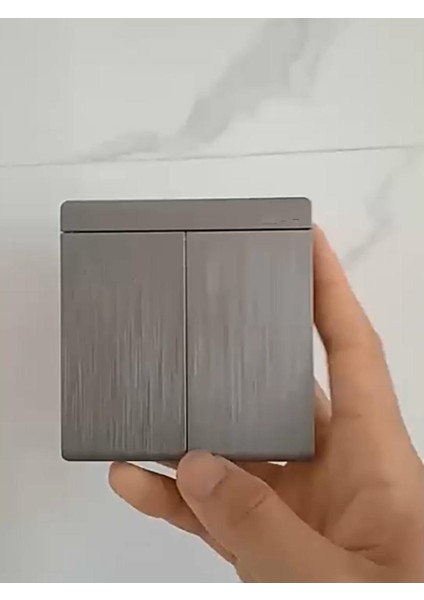 Zte G9 Fırçalanmış Gri Gizli Anahtar Paneli Yerinden Çıkması 5 Delikli USB Soketi Kenarlıksız Ev Büyük Panel Düğmesi (Yurt Dışından)