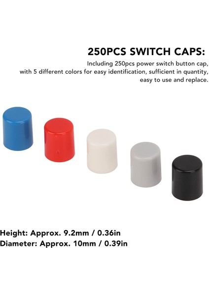 250 Adet 6 Adet Abs Abs Abs Plastik Parçaları (Yurt Dışından) indirimleri