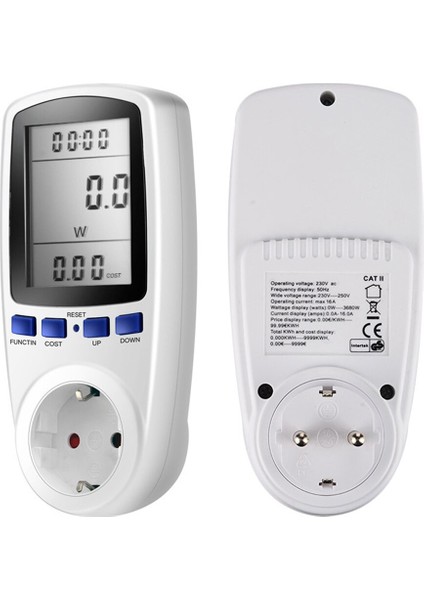 Dijital Akım Ölçer Voltmetre Zaman Watt Wer Test Cihazı Wattmetre Soket Kwh Metre Wer Tüketimi Ac Wer Metre (Yurt Dışından) indirimleri