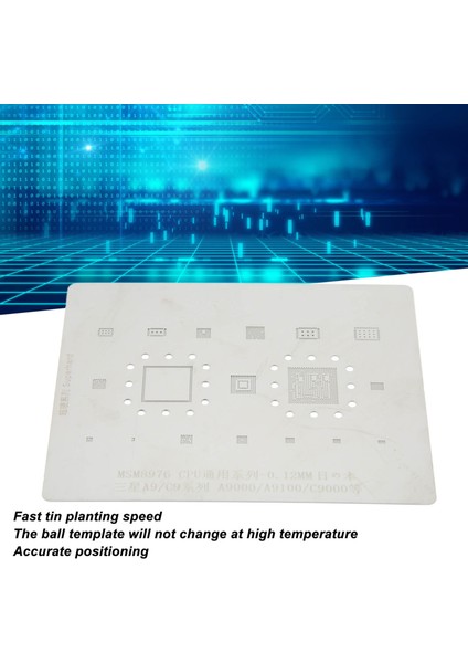 Bga Reball Stencil, A9100 Için Hızlı Kalaylama Uzun Ömürlü Reballing Şablonu (Yurt Dışından) fiyatları