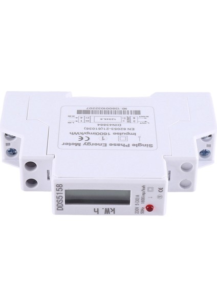 1pc Kwh Enerji Ölçer 5(32)A 20A Tüketim Watt Metre AC220V Watt Saat Din Raylı Enerji Ölçer (Yurt Dışından) modelleri
