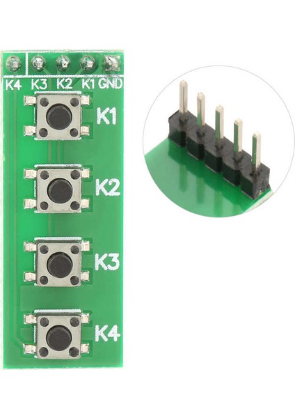 Arduino Dıy Kıtı Için Evrensel 4 Anahtar Basma Düğmesi Anahtarı Modülü Klavye Kurulu (Yurt Dışından)