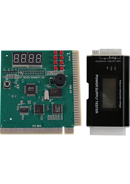 Atx, Btx, Itx Besleme Test Cihazı, LCD Ekran ve Pc Anakartı Tanı Kartı ile 4 Haneli Pcı/ısa Posta Kodu Analizörü (Yurt Dışından) fiyatları