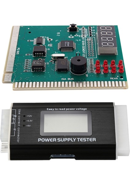 Atx, Btx, Itx Besleme Test Cihazı, LCD Ekran ve Pc Anakartı Tanı Kartı ile 4 Haneli Pcı/ısa Posta Kodu Analizörü (Yurt Dışından) modelleri