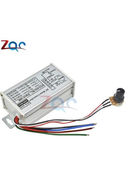 Dc 9-60V Pwm Dc Motor Hız Kontrol Cihazı Kademesiz 12V 24V 60V Max 20A Darbe Genişliği Modülatör Motor Hız Ayar Anahtarı (Yurt Dışından)