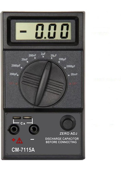 CM7115A Kapasite Ölçer Multimetre LCD Ekran Ölçüm Aracı (Yurt Dışından)