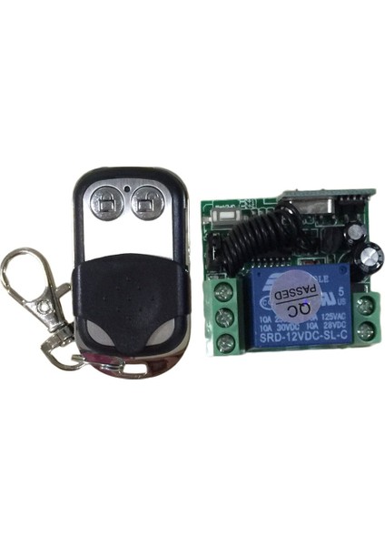 433 Mhz Kablosuz Uzaktan Kumanda Anahtarı DC12V 10MA Röle Modülü (Yurt Dışından) modelleri