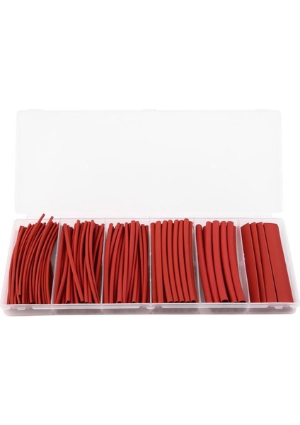 160 Adet Poliolefin 2:1 Halojensiz Isıyla Daralan Boru Kılıfı 6 Boyut 100MM (Yurt Dışından)