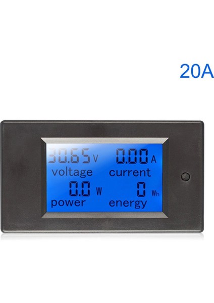 Dijital Güç Enerji Ölçer Dc Voltmetre Ampermetre Wattmetre Monitör Test Cihazı (Yurt Dışından)