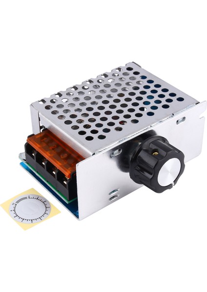 4000W 220V Scr Silikon Kontrollü Elektronik Voltaj Regülatörü Hız Kontrol Cihazı (Yurt Dışından)