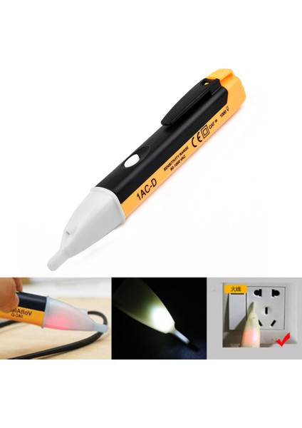 【ayak Koltuk】alet Yuvası 1 Pc Bakım Test Kalemi Elektrikli Kalem Ultra Güvenli Indüksiyon VD02 LED Işık Gerilim Alarm Kalemi (Yurt Dışından) fiyatları
