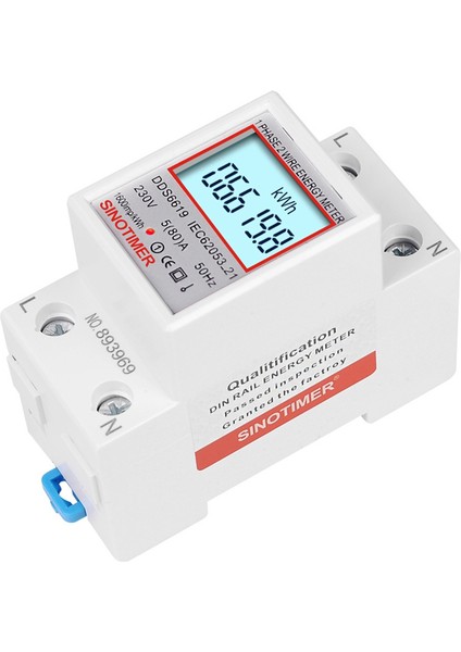 Sınotımer DDS6619-008 LCD Dijital Ekran Wattmetre Güç Tüketimi Enerji Elektrik Sayacı Enerji Ölçer (Yurt Dışından) indirimleri