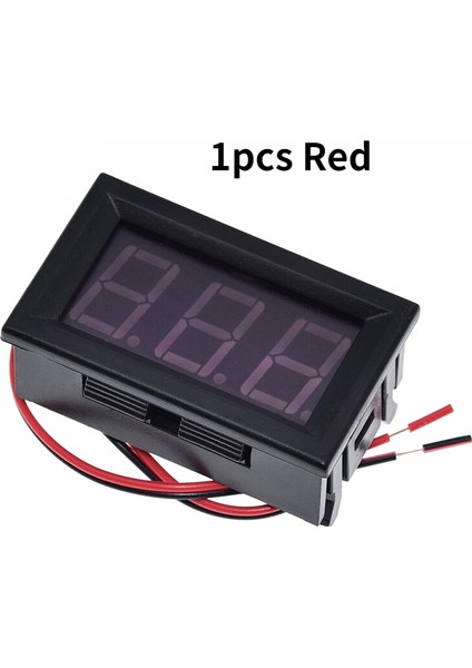 Ayak Koltukac 70-500V Voltmetre Aracı 110V 220V Dıy Kırmızı Yeşil Mavi 2 Telli Ekran 0.56 LED Dijital Voltmetre (Yurt Dışından)