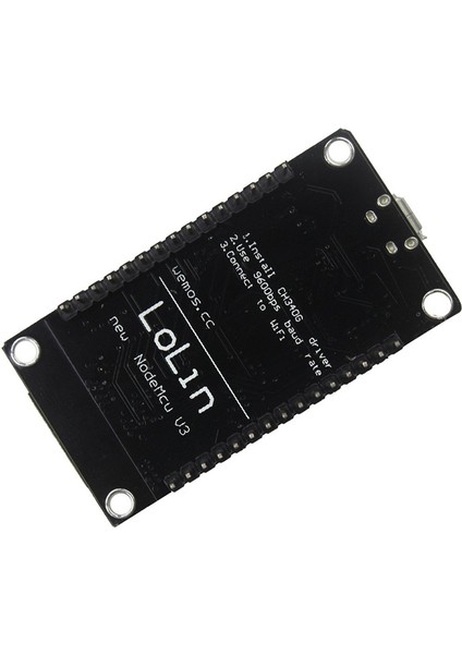 ESP8266 V3 Lua CH340 Wifi Geliştirme D Profesyonel Akıllı Modül - Siyah (Yurt Dışından)