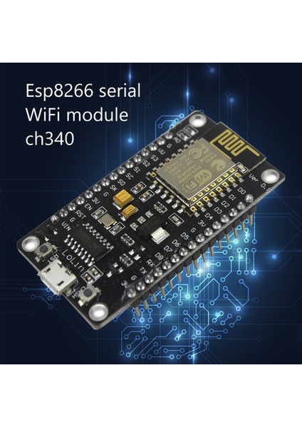 ESP8266 V3 Lua CH340 Wifi Geliştirme D Profesyonel Akıllı Modül - Siyah (Yurt Dışından)