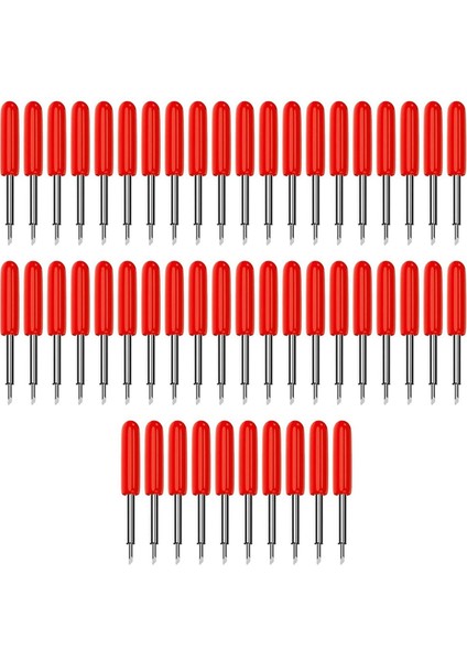 Cricut Explore Air 2/air 3/maker Expression Için 50PCS Yedek Parçalar, 45 Derece Standart Ince Uçlu Bıçaklar (Yurt Dışından)