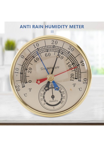 Duvara Asılan Analog Kapalı Dış Mekan Anti Yağmur Sıcaklık Nem Ölçer (Yurt Dışından) fiyatları