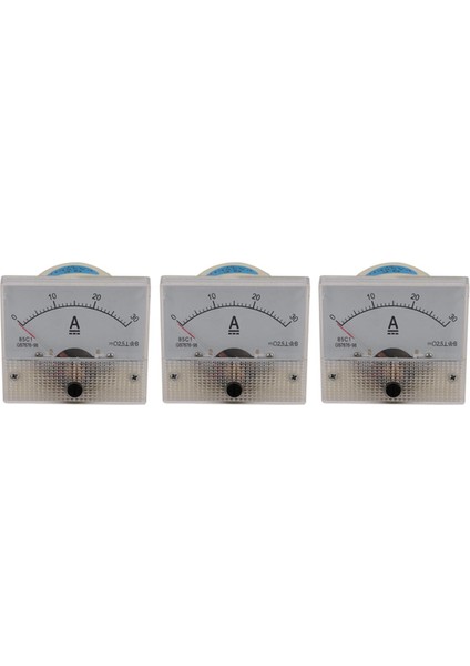 3x 85C1-A Dc Analog Amper Metre Panel Metre Ölçer 30A Amp Ölçer Akım Mekanik Ampermetreler (Yurt Dışından)