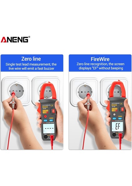 Dijital Pens Metre Ac Akım 4000 Sayım True Rms Multimetre Dc/ac Gerilim Test Cihazı Hz Kapasite Ncv Ohm Testleri (Yurt Dışından) fırsatları