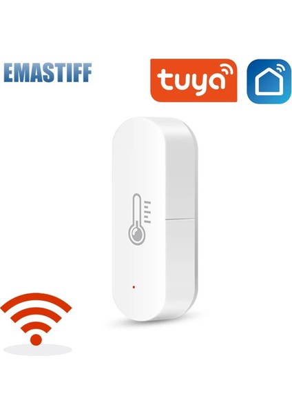 Tuya Wifi Sıcaklık Nem Sensörü Akıllı Ev Ölçer (Yurt Dışından)