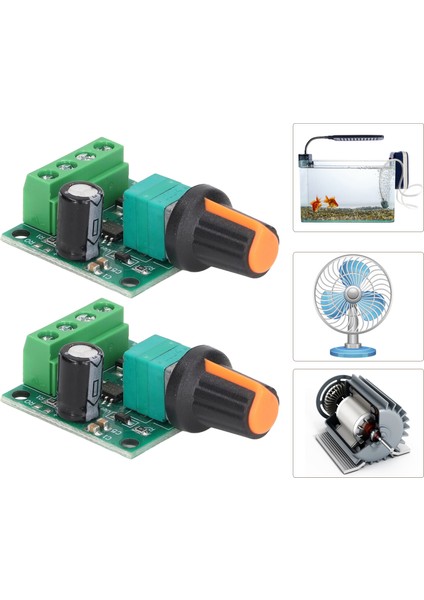 Motorlar Kontrol Anahtarı, Gösterge Dc 1.8V 3V 5V 6V 12V Fan Için Motor Hız Kontrol Cihazı (Yurt Dışından) fiyatları