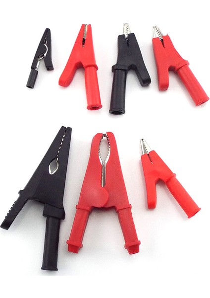 【ayak KANEPE】10A 50A Timsah Timsah Klip Test Kurşun Probları Pil Adaptörü Multimetre Kalem Kadın Prob Için 2mm 4mm Muz Fiş Kablo Klipsi (Yurt Dışından) modelleri