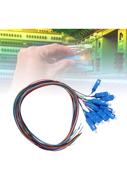 Fiber Kablo Sc/upc Sigle Modu 12 Çekirdekli Sc Kare Kafalı, Pvc Dış Kabuklu (Yurt Dışından) fiyatları