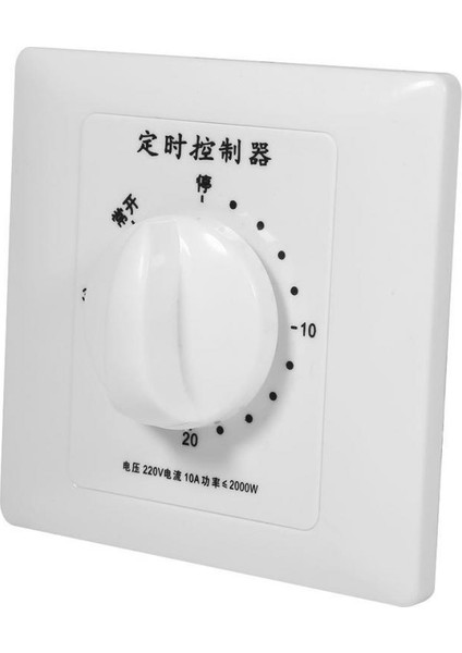 Ac 220V Pompa Zamanlayıcı Mekanik Zaman Anahtarı Geri Sayım Kontrolü 86 Panel Duvara Montaj 30 Dak (Yurt Dışından) modelleri
