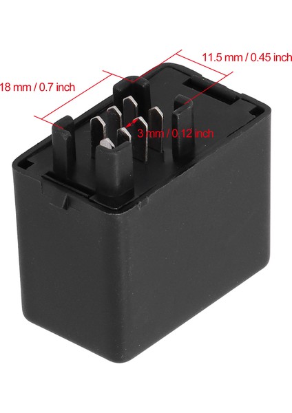 7pın 12 V Dc 5A LED Flaşör Röle Motosiklet Araba Için Yanıp Sönen Dönüş Sinyali (Yurt Dışından) fırsatları
