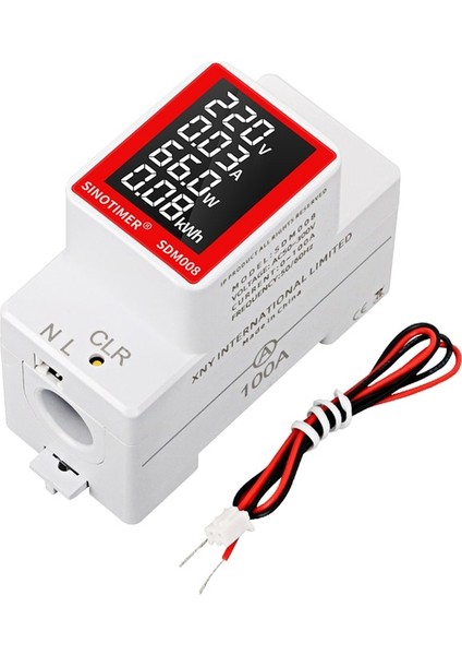 Din Raylı Elektrik Dijital Metre Güç Enerji Voltmetre Ampermetre Watt Kwh Sıfırlama Güç Tüketimi Wattmetre Monitör Ac 50V~300V (Yurt Dışından) indirimleri