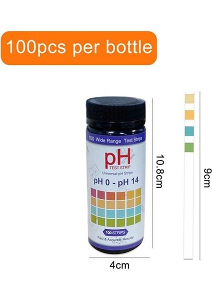 Toprak Ph Test Şeritleri 100 Şerit Toprak Test Cihazı 0-14 Ph Toprak Testi, Toprak Için (Yurt Dışından) indirimleri