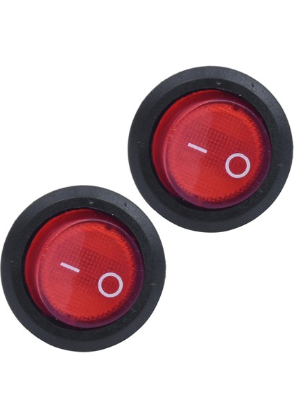 3x Basmalı Anahtar Bipolar Açık Kapalı Kırmızı 3 Pin 220V (Yurt Dışından) fiyatları