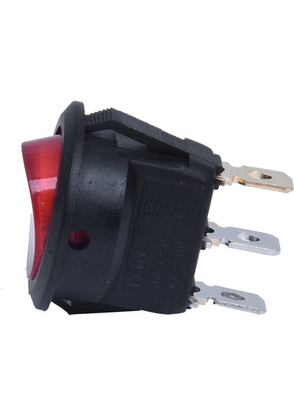 3x Basmalı Anahtar Bipolar Açık Kapalı Kırmızı 3 Pin 220V (Yurt Dışından) fırsatları