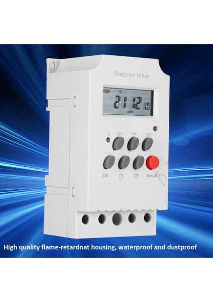 Dakika - 168 Saat Programlanabilir Zaman Anahtarı LCD Güç Açma Rölesi Haftalık Ev Aletleri Lambaları Için Dıy (Yurt Dışından) indirimleri