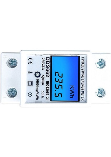 Beyaz Enerji Ölçer Dijital Enerji Ölçer Ac 220 V Kwh Gerilim Akım Güç Tüketimi Ölçer A (Yurt Dışından) fırsatları