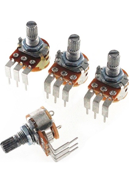 Ayak Kanepe 10PCS WH148 3pin Anahtarlı 15MM Viraj Ayağı 5k 10K 50K 100K 500K Potansiyometre (Yurt Dışından)