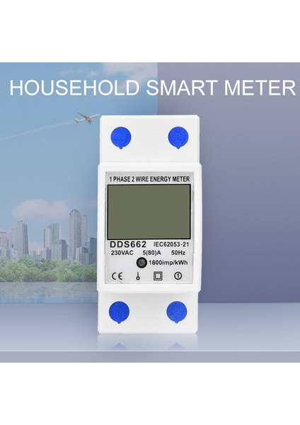 Elektrik Güç Enerji Ölçer 1 Faz 2 Telli Enerji Ölçer Enerji Watt Metre Analizörü Elektrik Monitörü (Yurt Dışından) fırsatları