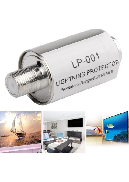 5-2150MHZ Paratoner Düşük Ekleme Kaybı Aşırı Gerilim Koruma Cihazları - Gümüş (Yurt Dışından) fırsatları