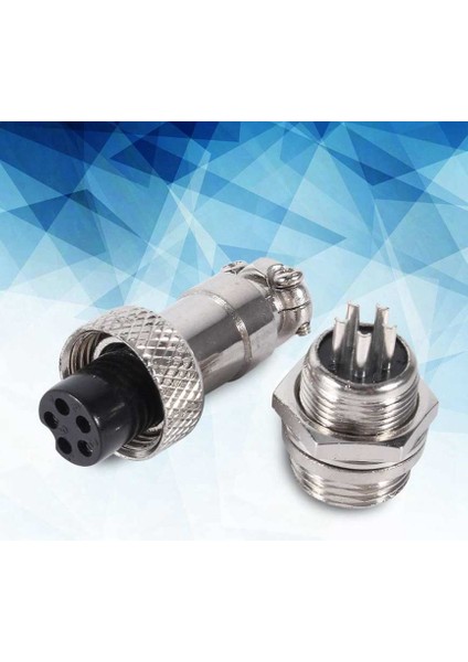 Havacılık Bağlantı Soketi 10 Takım GX12 2/3/4/5 / 6pin 12MM Erkek Güç Dişi (Yurt Dışından)