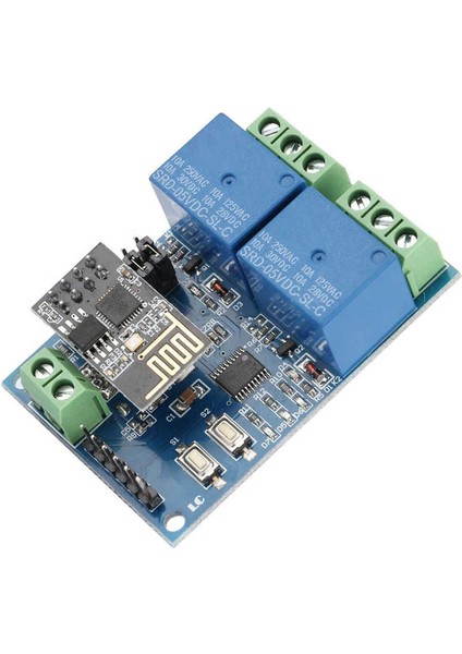 V ESP8266 Çift Kanallı Wifi Röle Modülü Iot Akıllı Ev Telefonu App Uzaktan Kumandalı Anahtar Yüksek Performans (Yurt Dışından)