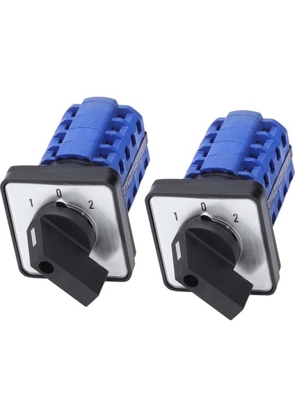 2x SZW26-20/D404.4 660V 20A 3 Pozisyon Panel Montaj Seçili Döner Kam Değiştirme Anahtarı (Yurt Dışından)