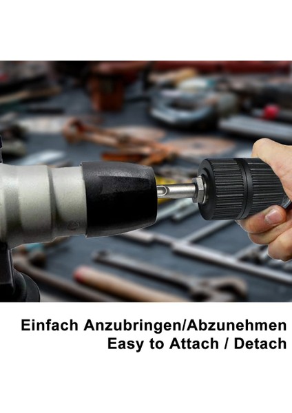 Darbeli Anahtar Adaptörü Hızlı Değişim Adaptör Kiti 2-13MM 1/2ın x 20UNF Mit 1/4 Hex, 3/8ın Sds Plus (Yurt Dışından) fiyatları