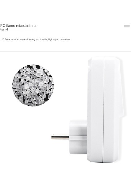 Elektrik Sayacı Ev Güç Ölçer Güç Ölçer Elektronik Soket Ölçer, Metre, LCD Ekranlı Enerji Maliyet Ölçer, Maksimum 3680 W/16 A Ab Fişi (Yurt Dışından) fırsatları