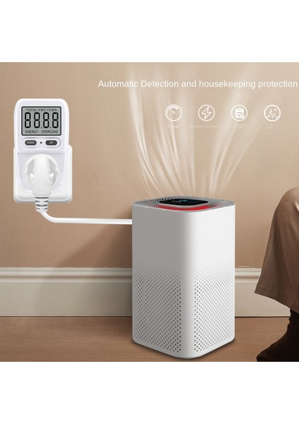 Elektrik Sayacı Ev Güç Ölçer Güç Ölçer Elektronik Soket Ölçer, Metre, LCD Ekranlı Enerji Maliyet Ölçer, Maksimum 3680 W/16 A Ab Fişi (Yurt Dışından) indirimleri