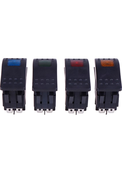 Su Geçirmez Rocker Geçiş Anahtarı Araba Tekne Deniz Rocker Anahtarı Düğmesi 4pin Anahtarı Jessica (Yurt Dışından) fiyatları